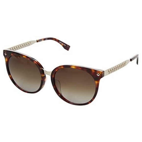 NWT Lacoste L842SA Havana Gold 55mm Sunglasses main image 4